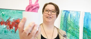 Att måla utan pensel – Malin Lundberg ställer ut 