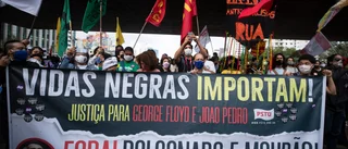 Demonstrationer mot väktarvåld i Brasilien