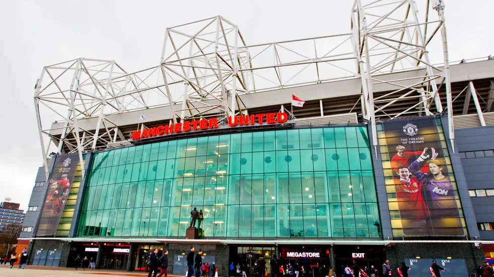 Manchester United blev på fredagen utsatt för en cyberattack. Arkivbild.