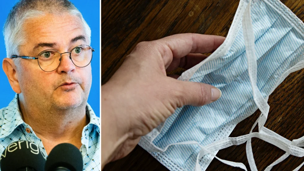 "Alla får använda munskydd om de tycker att det är en bra idé", säger smittsskyddsläkaren Anders Nystedt. Däremot tycker han att distans är en bättre skyddsåtgärd mot covid-19.