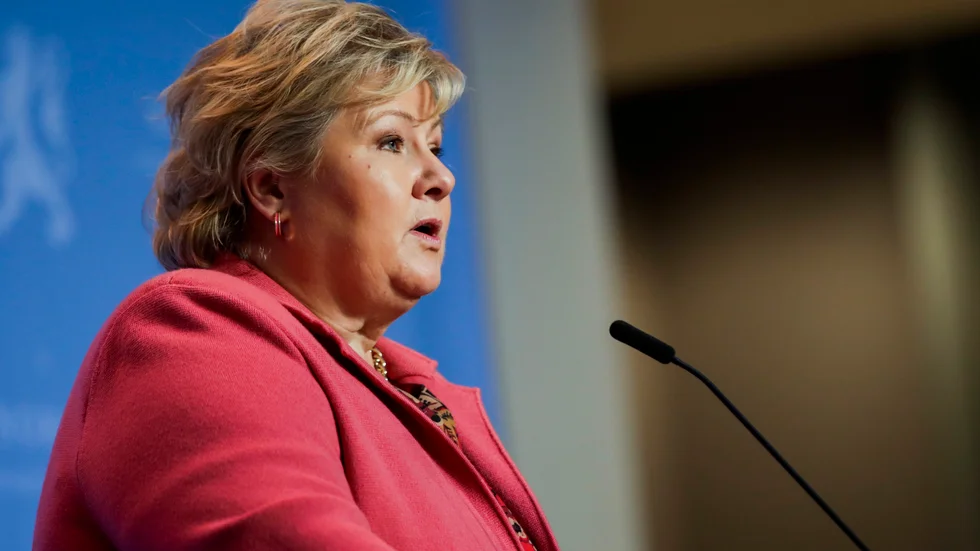 Norges statsminister Erna Solberg.
