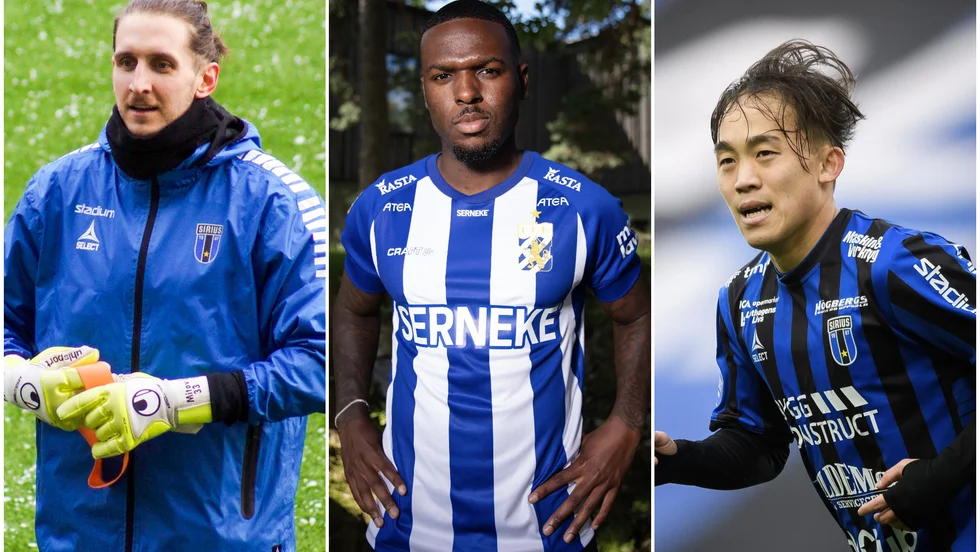David Mitov Nilsson, Christian Kouakou och Yukiya Sugita. 