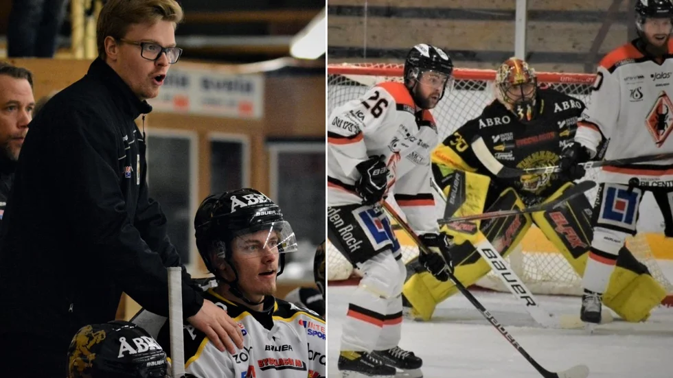 Eric Karlsson, till vänster, blev i veckan Karlskrona HK:s nya huvudtränare.