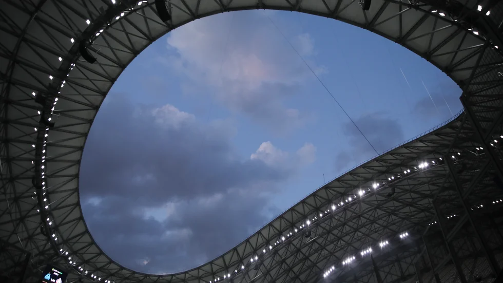 Delar av Marseilles arena Stade Vélodrome kan upplåtas åt myndigheterna för vaccination mot coronaviruset. Arkivbild.