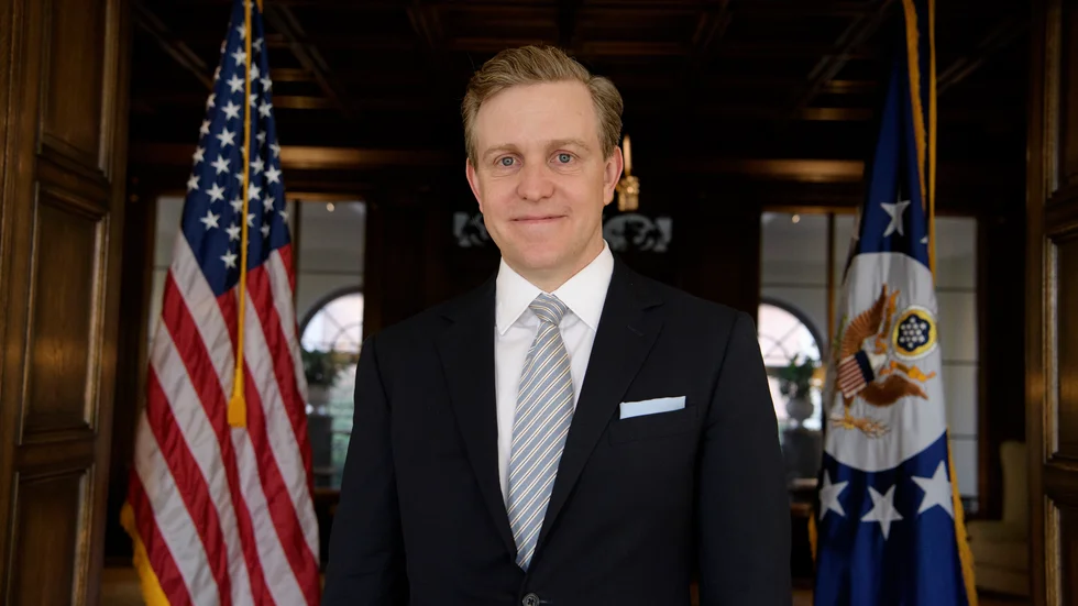 USA:s Sverigeambassadör Ken Howery på residenset i Stockholm 2019.