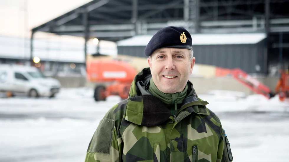Hans Håkansson, stabschef för Gotlands regemente.