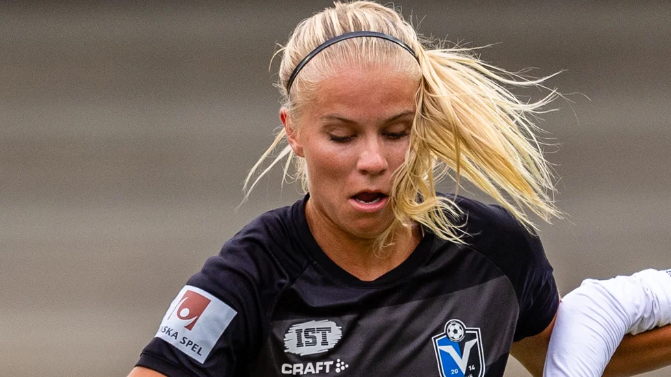 Växjös Stina Lennartsson är korsbandsskadad. Arkivbild.