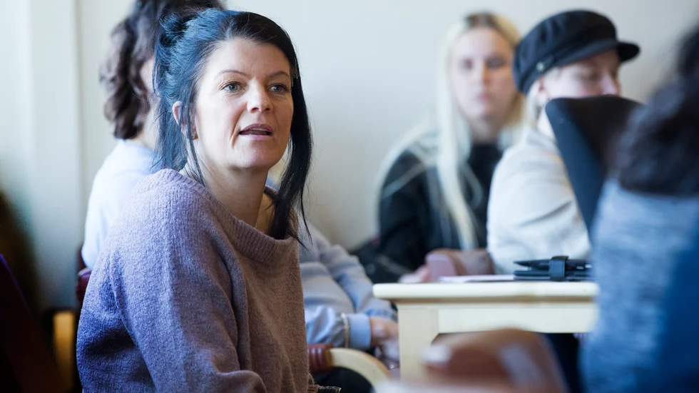 Gymnasieläraren, Erika Holmquist Hortlund, började att jobba förebyggande kring droger 2014 på Strömbackaskolan. Nu ökar hon även kunskapen hos lärare och annan personal som möter ungdomar i missbruk. (Arkivbild)