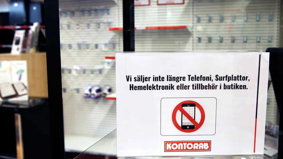 Rånet ledde till att butiken slutade sälja vissa varor.