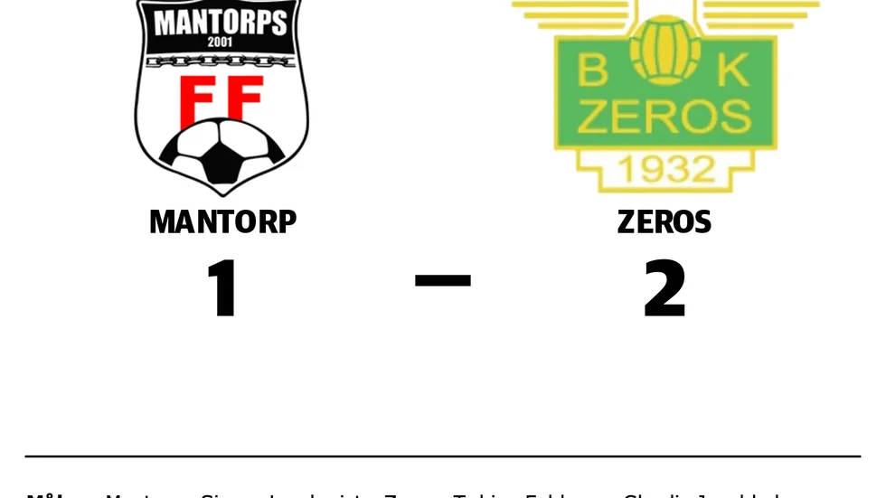Mantorps FF förlorade mot BK Zeros