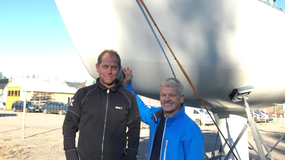 Ove Lundmark och Benny Öhman har vittring på finalplats med båten Dream i SM.