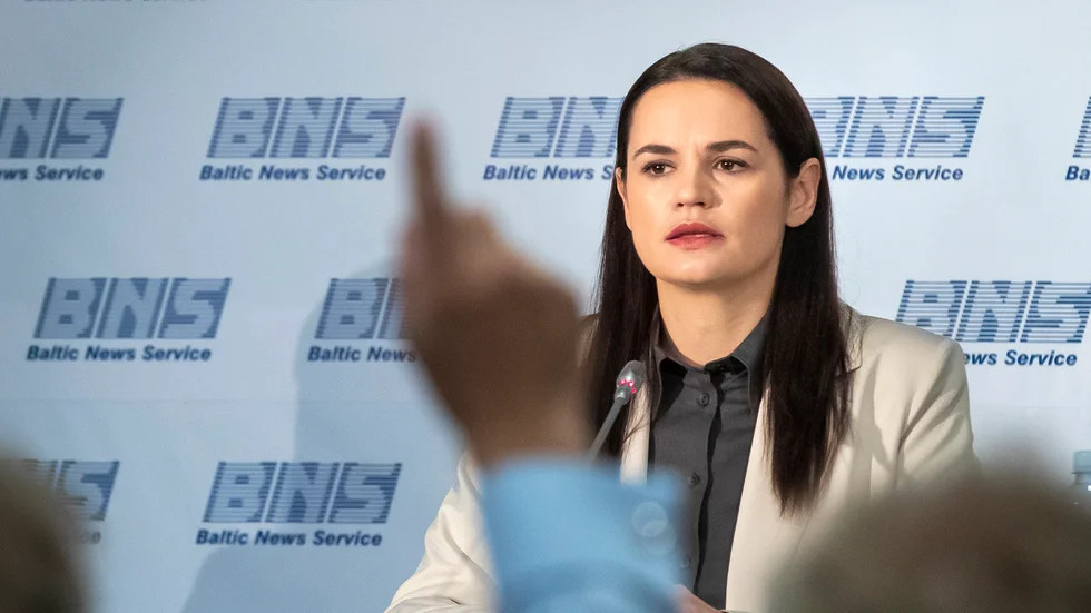 Den oppositionelle exilledaren Svetlana Tichanovskaja säger att regimkritiken fortsätter trots repressalier.