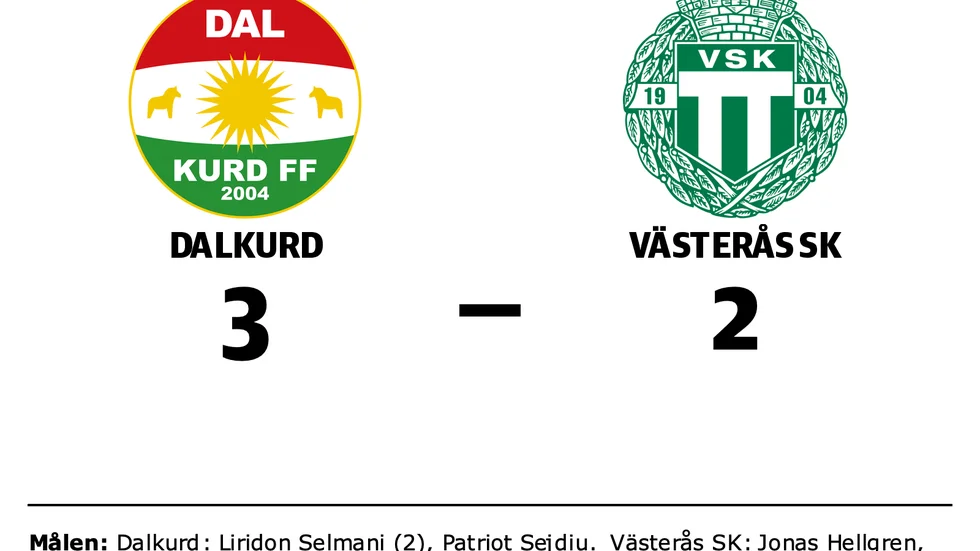 Dalkurd FF vann mot Västerås SK FK