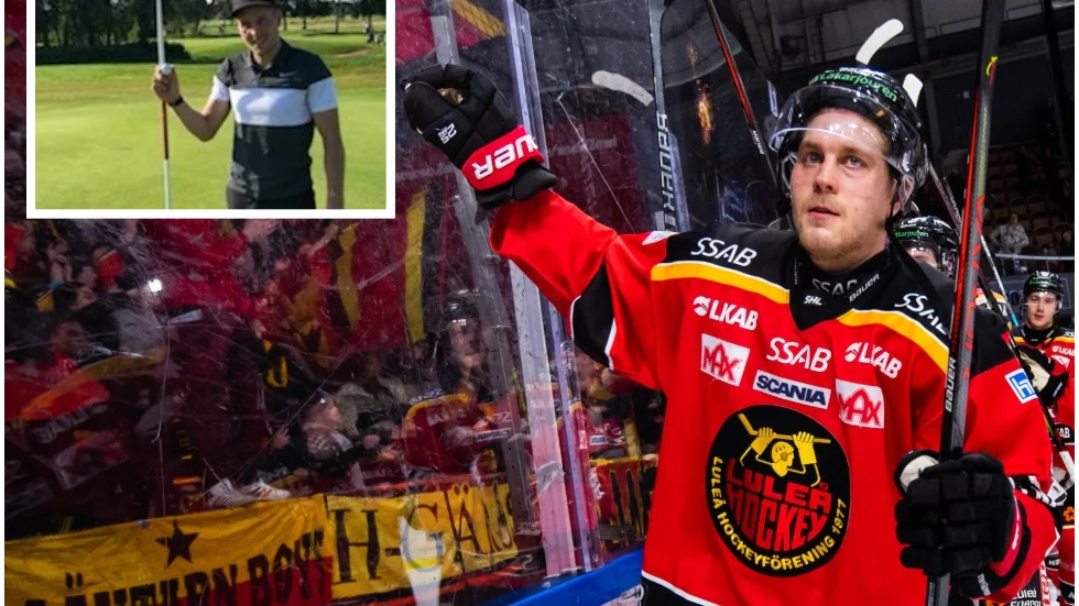 Luleå Hockeys Juhani Tyrväinen gjorde hole in one.