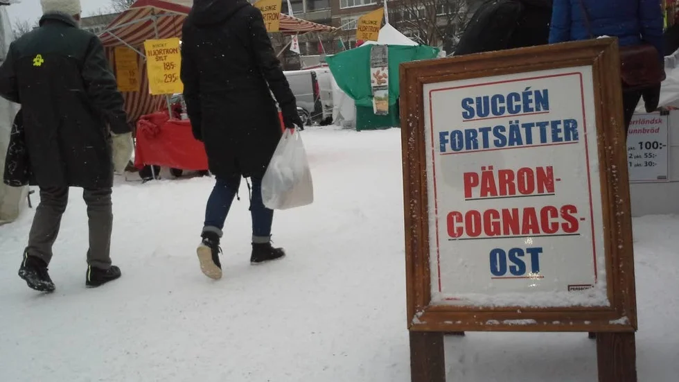 Delikatesser har sin givna plats på marknaden.
