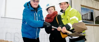 Första spadtaget för hyreskvarter