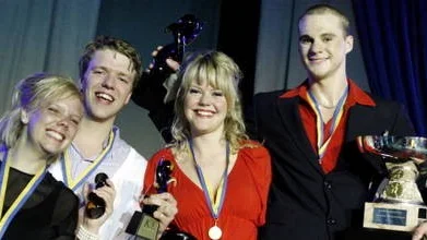 Hanna Kupljen, Johan Haag, Angelica Källström och Benjamin Österlund.