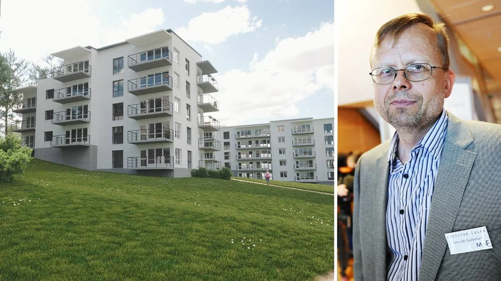 Projektet har bantats av hänsyn för de som bor i området. "Nu är vi nere på ungefär 100 bostäder", säger Kenneth Söderlund på MAF fastigheter.