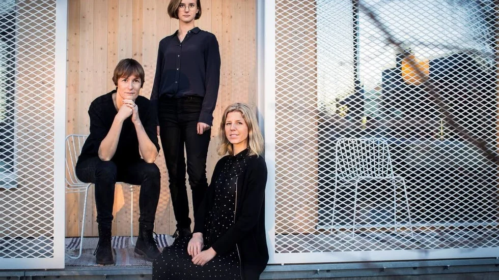 Josefina Nordmark (vd), Ida Wänstedt och Moa Öst är tre av arkitekterna på Nordmark & Nordmark.
