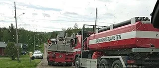 Villabrand med kraftig rökutveckling