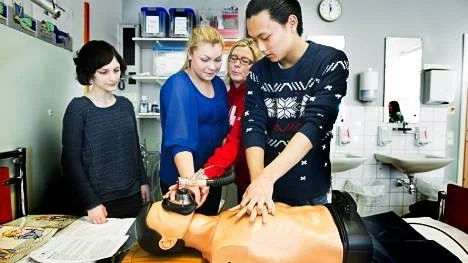 Vårdprogrammet på Lundellska skolan
Sara Högrenius, Evelina söderlund, Helen Umberg och David Källmark