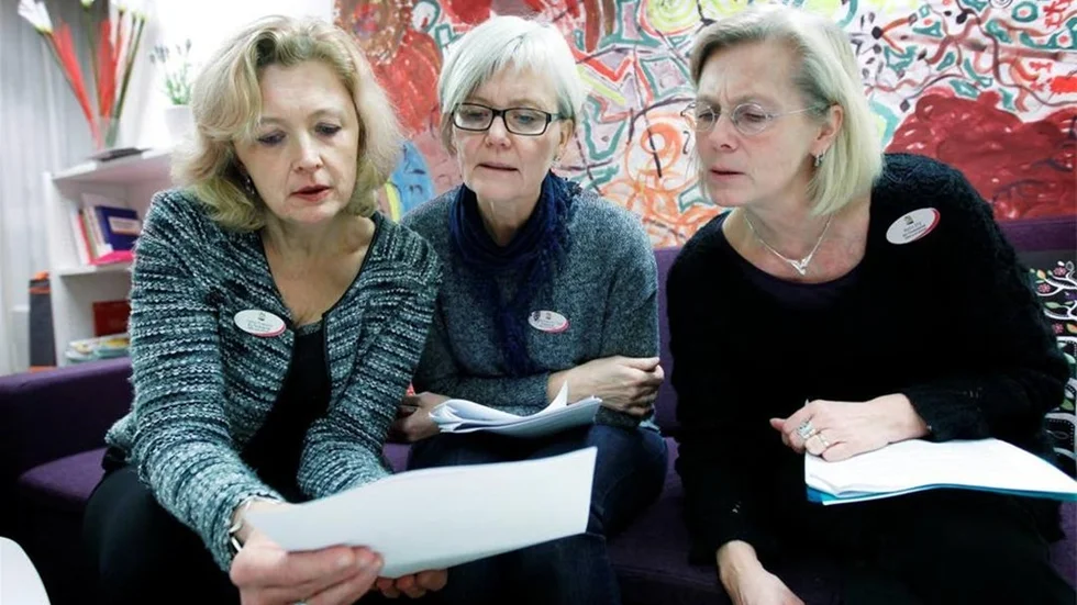 Lena Eriksson, Birgitta Edlund Falk, och Malin Eld.