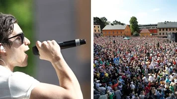 Eric Saade fyllde S:t Eriks torg.