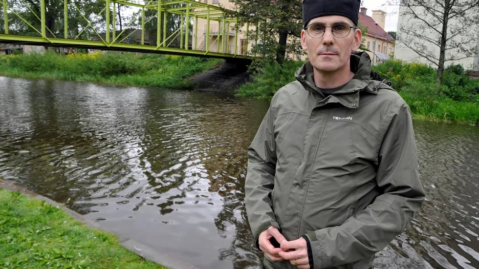 Gustav Sigeman räddade en livlös man ur Fyrisån i höjd med Idunspången.