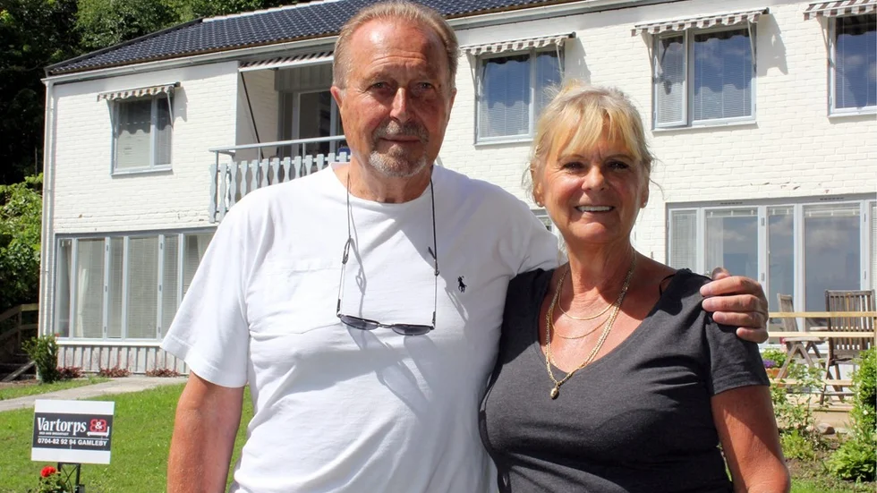Hans Lindgren och Anne-Marie "Misse" Jakobsson driver Vartorps Bed & Breakfast i Gamleby sedan drygt två år tillbaka. Foto: Lena Dahlberg