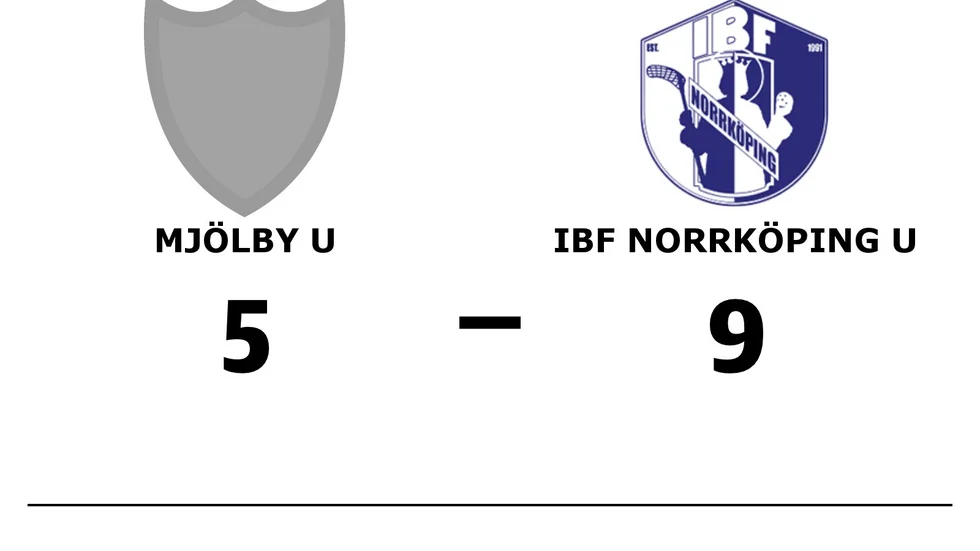 Mjölby IBK U-lag förlorade mot IBF Norrköping U-lag