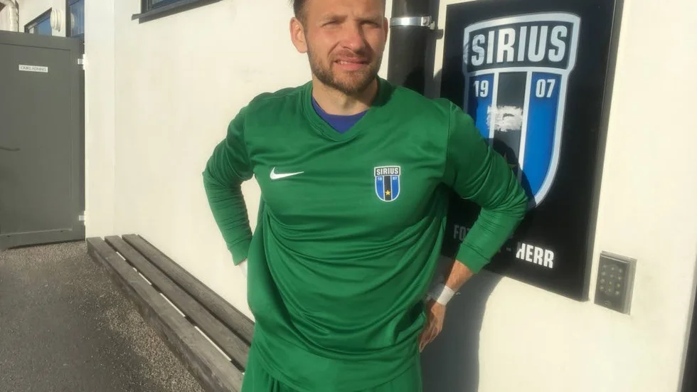 John Alvbåge vaktade målet i lagets genrep mot Frej.