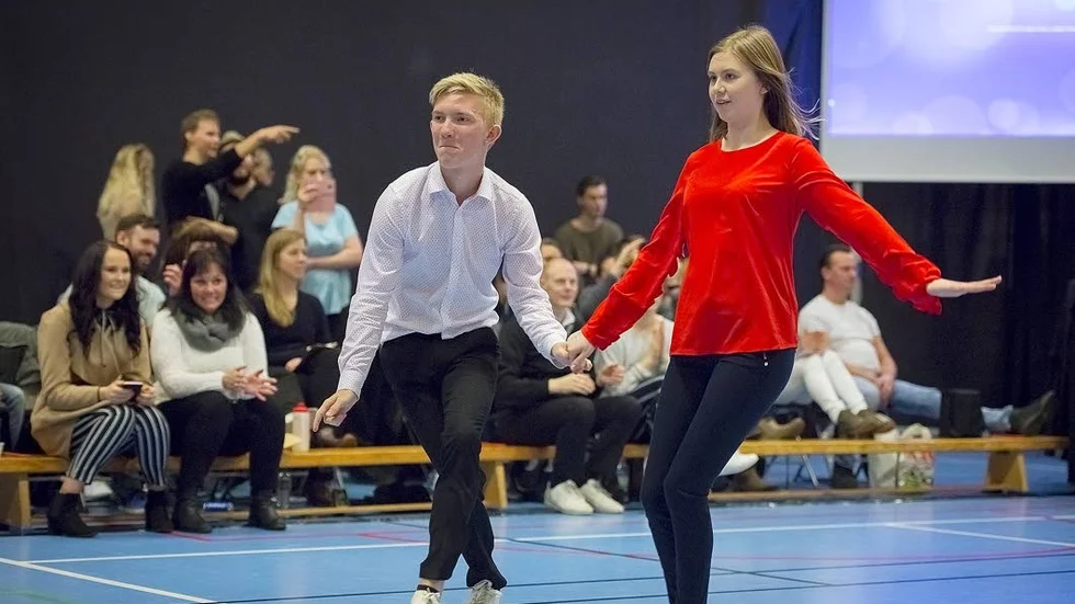 Alfred Bergqvist och Wilma Djerf landade på en fin fjärdeplats i Bugg Junior A.