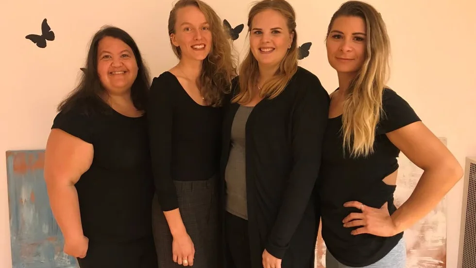 Lilly Persson, Maja Hoffman, Linnéa Nordin och Lina Svensson.