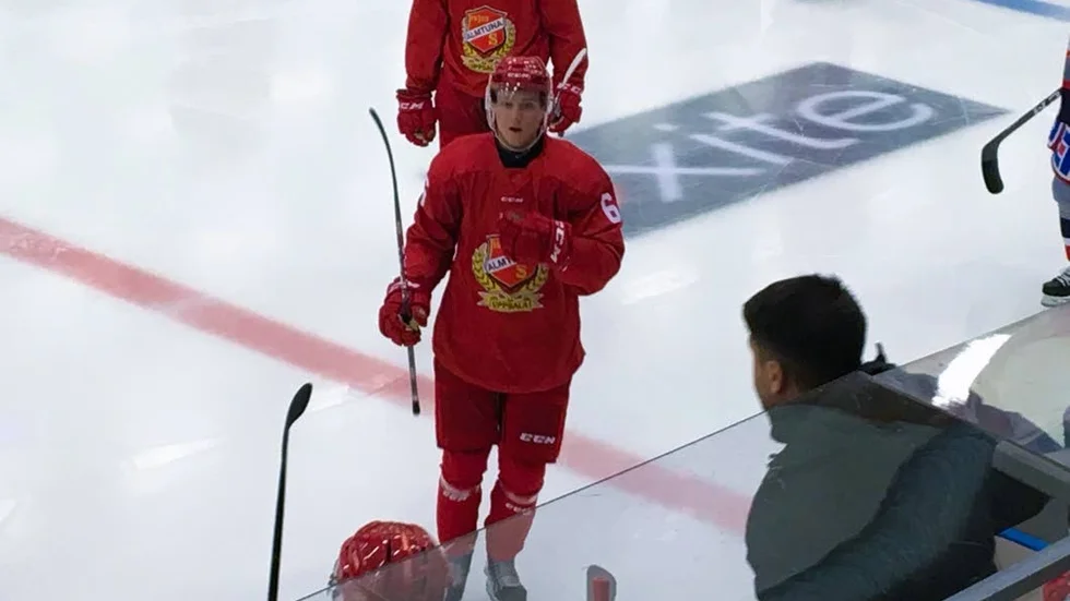 Filip Hasa smällde in två mål i matchen mot Västervik.