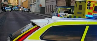 Stort polispådrag i centrala Uppsala efter incident