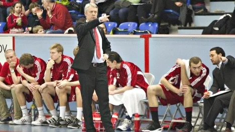 Uppsala Basket. Tränare Bosse  Eriksson