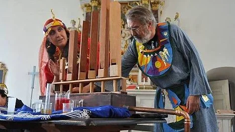 Världens första organist fru Ktesibios blev förkrossad när favoritpipan rymde från den orgel som hennes man uppfunnit.