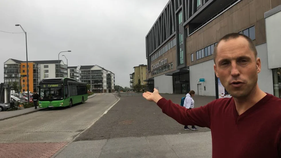 Nya bostadsrätter. Erik Pelling är nöjd med att det numera finns även bostadsrätter nära Gottsunda centrum.