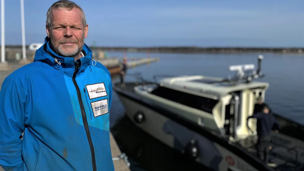 Patrik Söderholm är vd för Marell Boats i Östhammar. Marell har ihop med Volvo Penta skapat en hybridbåt för kommersiellt bruk.