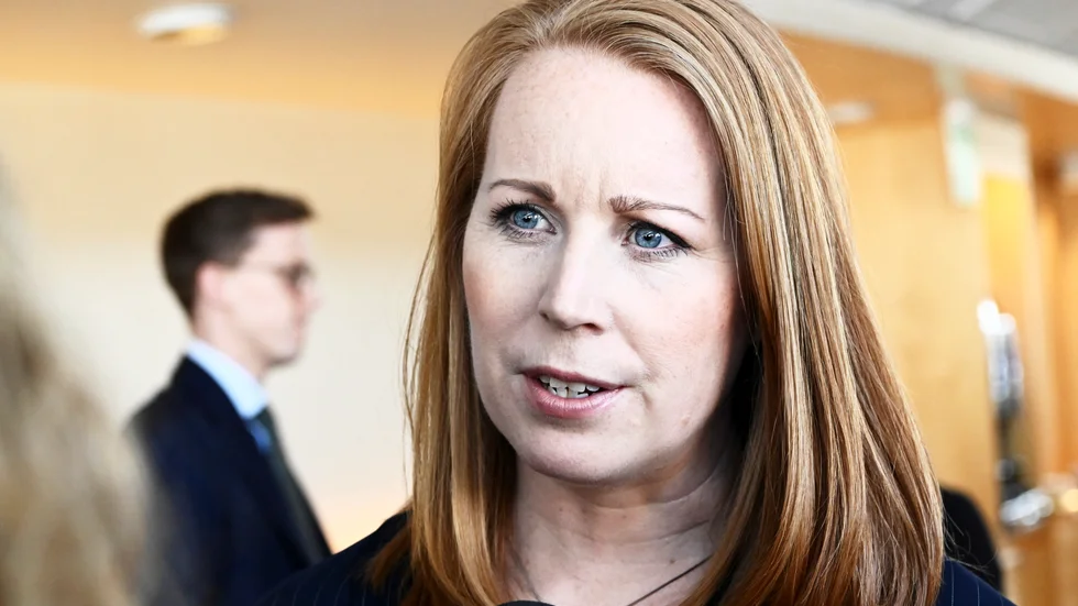 Annie Lööf var en av riksdagens partiledare som medverkade i SVT: s Agenda om försvar och säkerhet på söndagskvällen. 