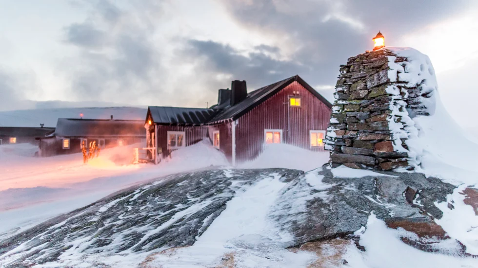 Det stormade vid Blåhammarens fjällstation natten till måndag. I byarna uppmättes vindar av orkanstyrka. Arkivbild.