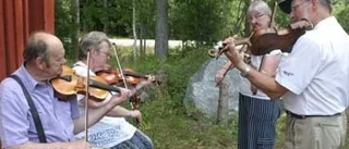 Svettig och gemytlig spelmansstämma