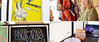 Vad är det som sker i Sara kulturhus södra foajé? Godisliknande glas och en full kattmormor: ”Kreativt och gränslöst”