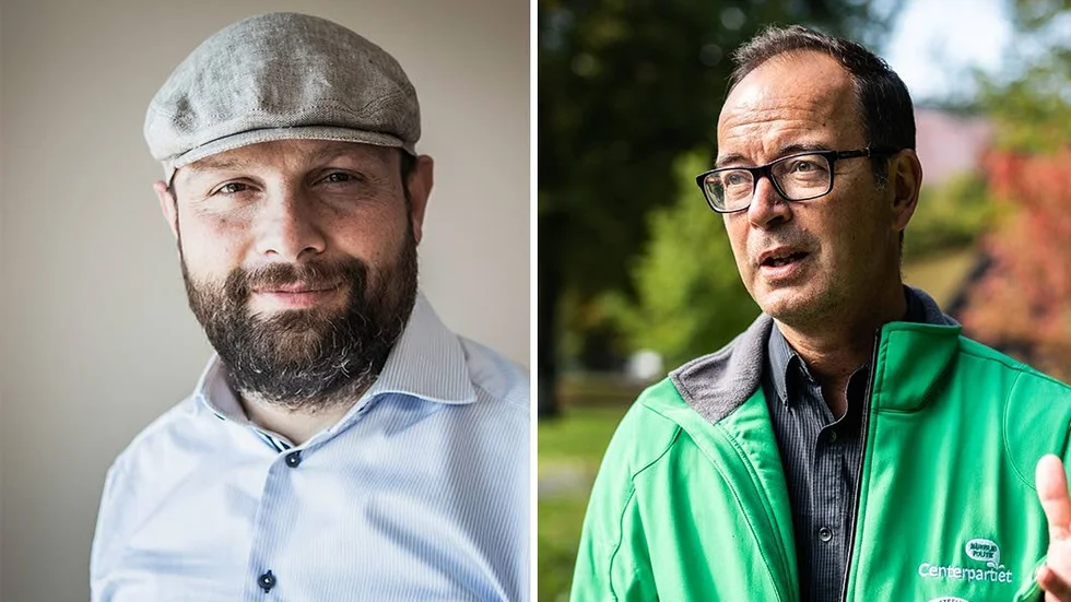 Mohamad Hassan (L) och Stefan Hanna (C).