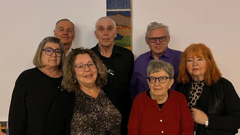 Den nya styrelsen Gunnar Lindström, Gullik Levander Rolf Kjell, Marianne Sardén Brunell, Maria Keskitalo, Siw Persson, Helena Enqvist.