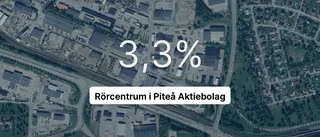 Rörcentrum i Piteå Aktiebolag redovisar resultat som pekar uppåt