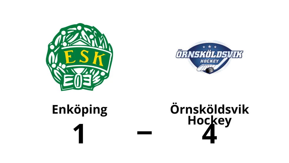 Enköpings SK förlorade mot Örnsköldsvik Hockey