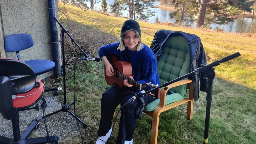 Elina Sandström under tiden på Liljeholmen. "Jag har så många minnen därifrån", säger hon. 