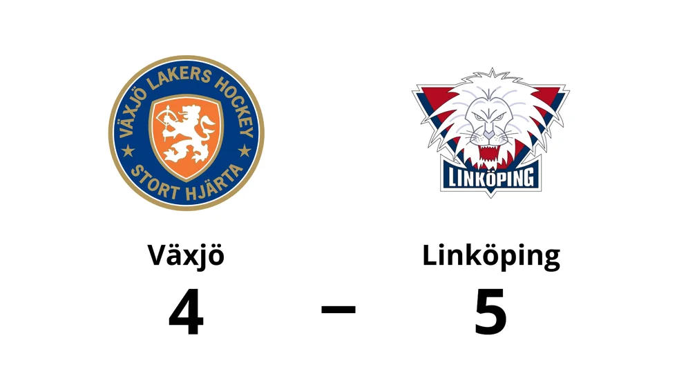 Växjö Lakers HC förlorade mot Linköpings HC - NB