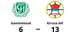 Målfest för Kiruna AIF borta mot Gammelstad